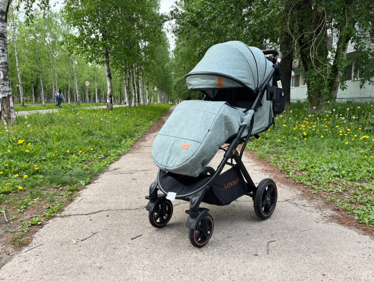 Коляска Luxmom 609, Оливка
