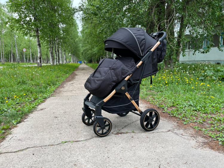 Коляска luxmom-T2 Черный