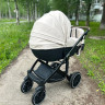 Коляска Luxmom F2 Экокожа 2в1 Бежевый