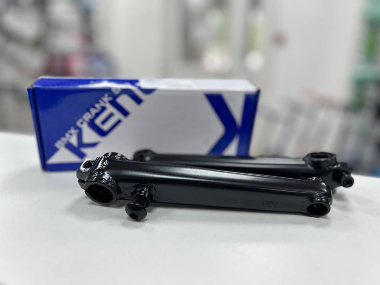 Шатуны для bmx KENLI, Шатуны 170мм-Диаметр 31,8мм. Под ось 19мм/8 зубьев.