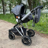 Коляска Luxmom F1 3в1 Серый