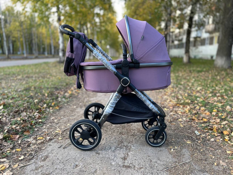 Коляска Luxmom 560 3в1 Фиолетовый