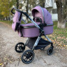 Коляска Luxmom 560 3в1 Фиолетовый